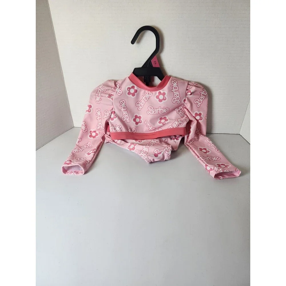 18 Month Long Sleeve 2 Piece Swimsuit Barbie